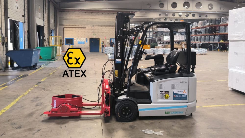 Carretilla elevadora con preparación ATEX