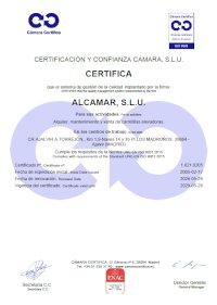 Certificado ISO 9001