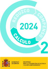 Logo del certificado de cálculo de la huella de carbono 2024